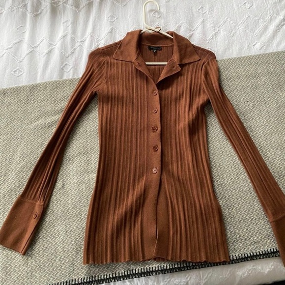 Dynamite knit polo button up - Picture 4 of 4